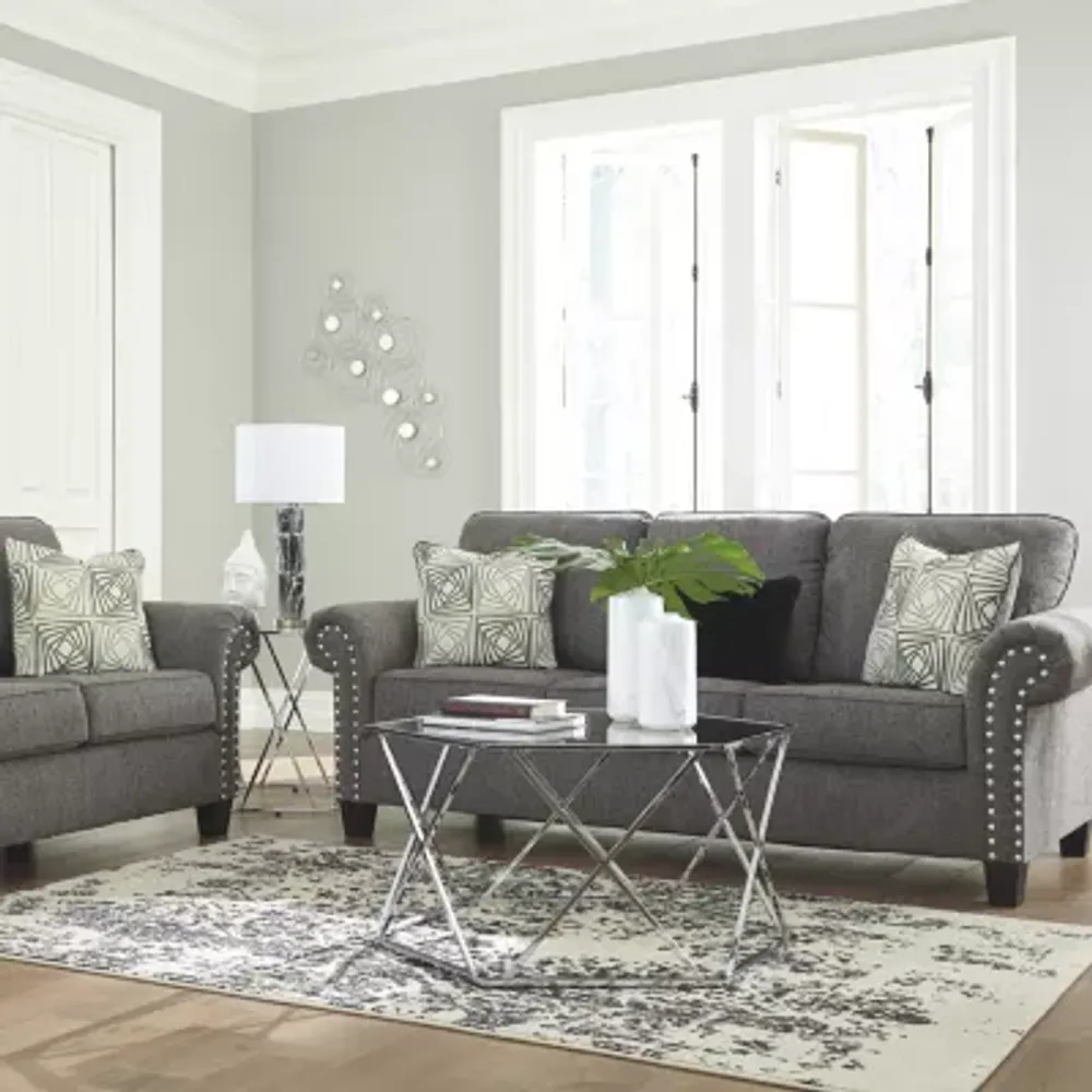 Signature Design by Ashley® Agleno Pad-Arm Sofa