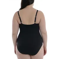 Sonnet Shores Womens One Piece Swimsuit Plus