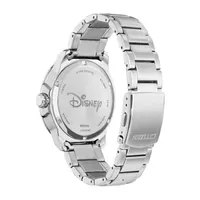 Citizen Mickey Water Sport Mickey Mouse Mens Silver Tone Stainless Steel Bracelet Watch Aw1529-81w