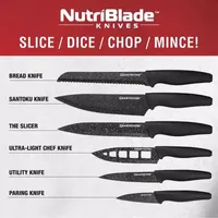 Granitestone Nutriblade 6-pc. Easy Grip Handle Knife Set