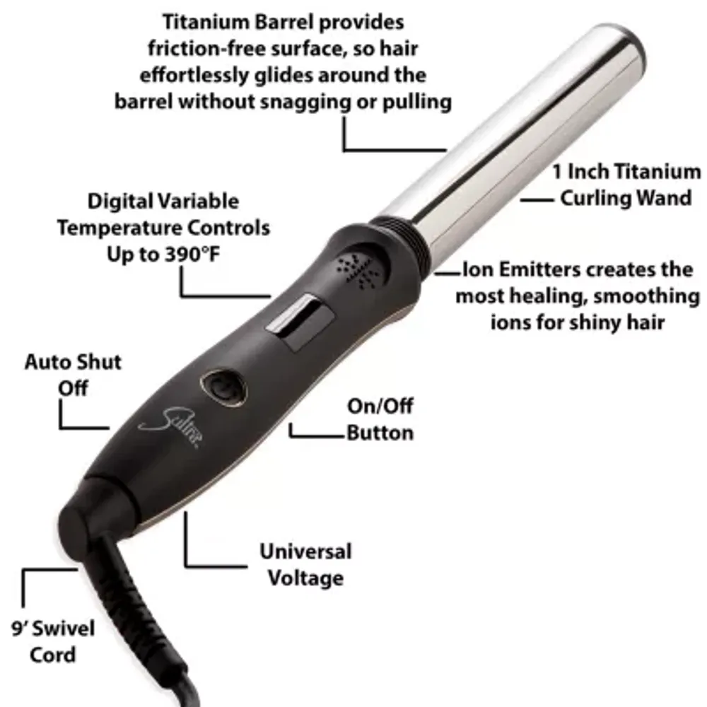 Sultra After Hours 1 inch Titanium Clipless Styling Wand