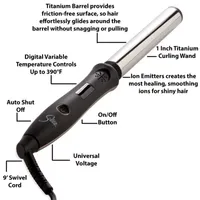 Sultra After Hours 1 inch Titanium Clipless Styling Wand