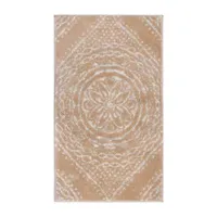 Riviera Home Cashlon Medallion Hand Tufted Rectangular Accent Indoor Rugs