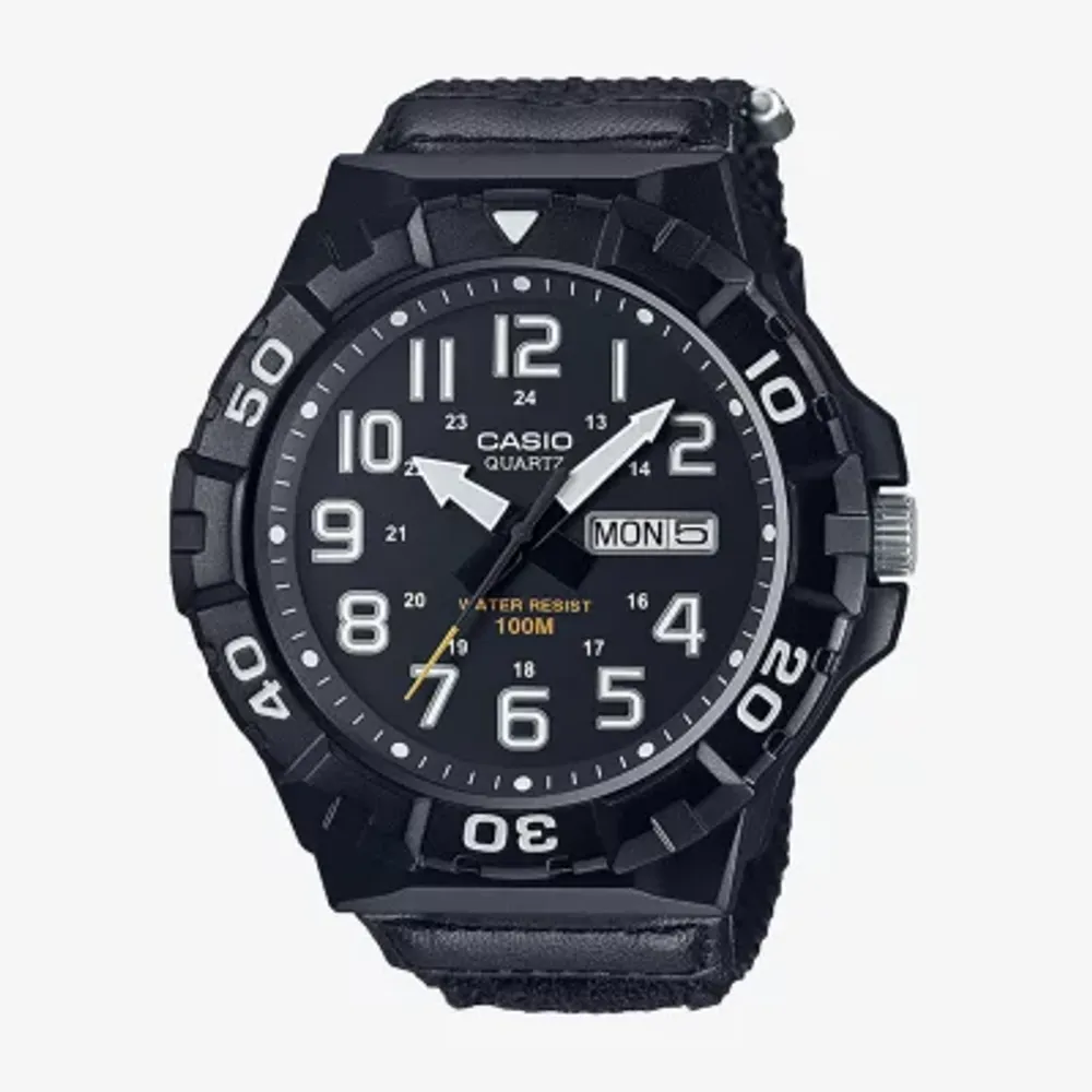 Casio Mens Black Strap Watch Mrw210hb-1bv