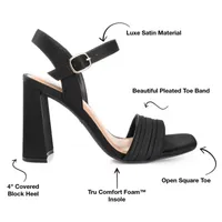 Journee Collection Womens Skiler Block Heel Pumps