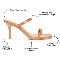 Journee Collection Womens Brie Open Toe Stiletto Heel Pumps