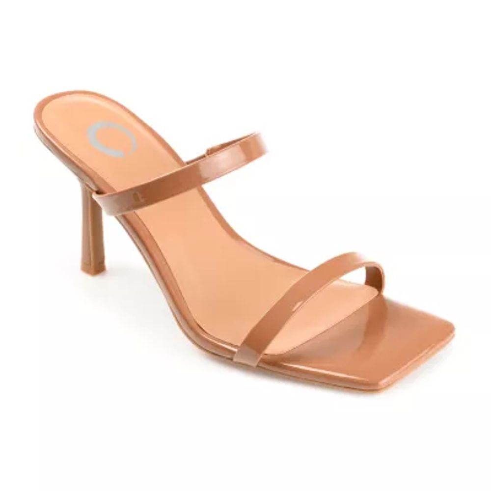 Journee Collection Womens Brie Open Toe Stiletto Heel Pumps