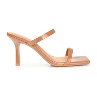 Journee Collection Womens Brie Open Toe Stiletto Heel Pumps