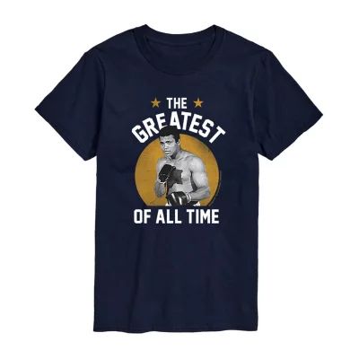 Muhammad Ali Mens Crew Neck Short Sleeve Classic Fit Graphic T-Shirt