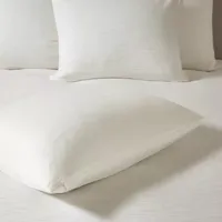 N Natori Hanae Cotton Blend Yarn Dyed 3 Piece Duvet Cover Set