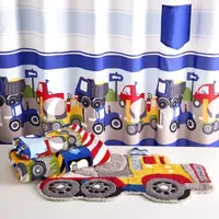 CHF Trains And Trucks Shower Curtain