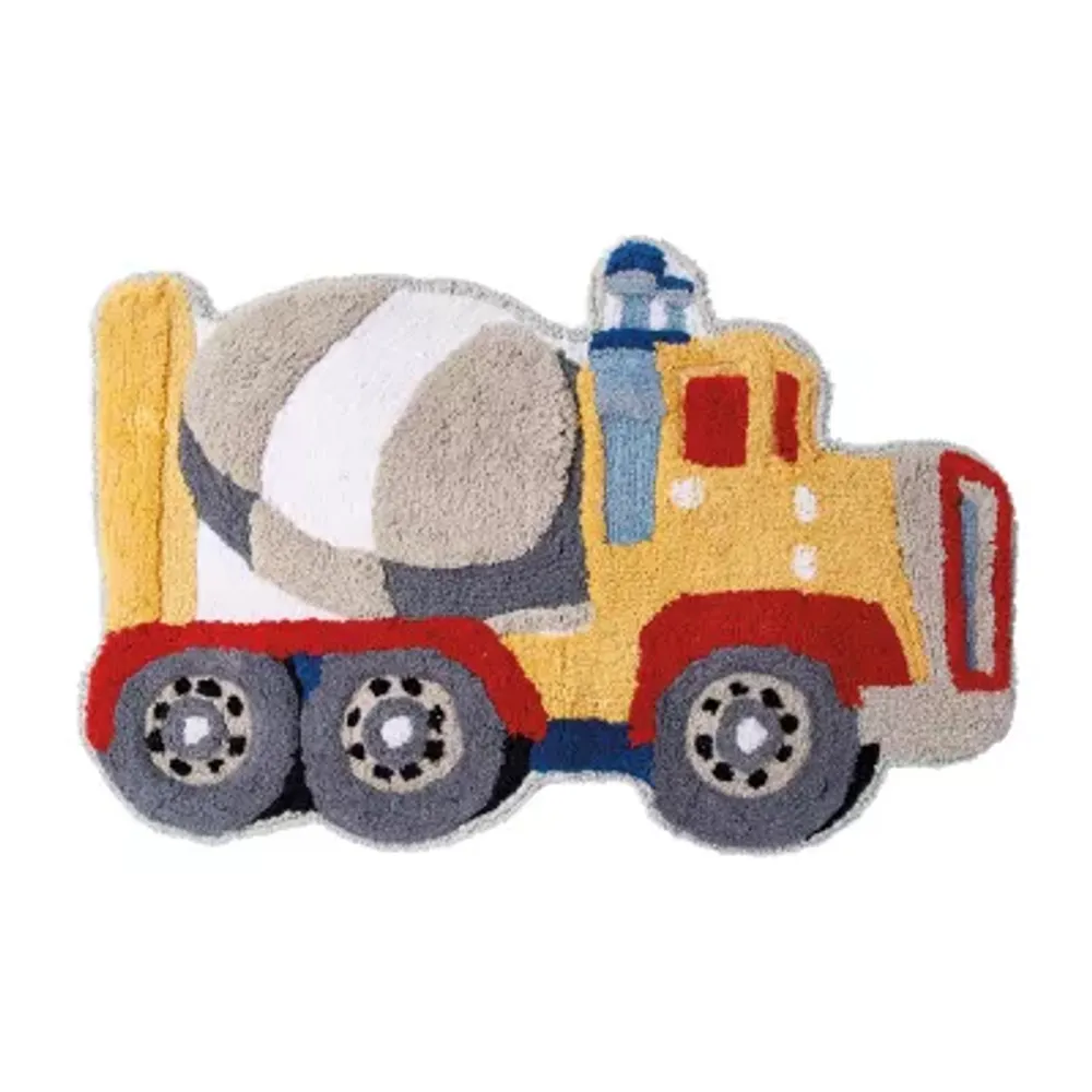 CHF Trains And Trucks Bath Rug