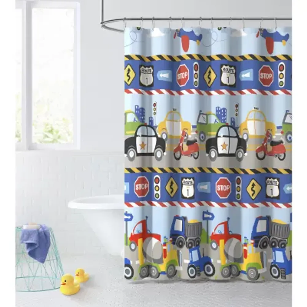 CHF Trains And Trucks Shower Curtains