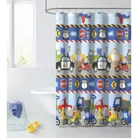 CHF Trains And Trucks Shower Curtain