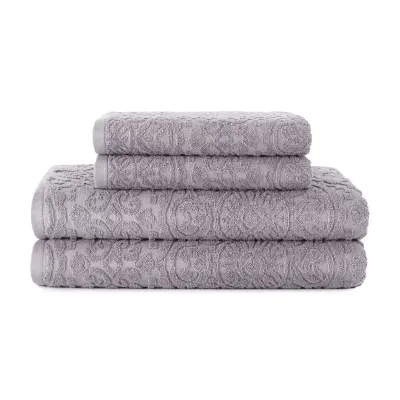 Linden Street Organic Cotton Sculpted 4-pc. Bath Towels