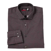 J. Ferrar Ultra Comfort Mens Slim Fit Stretch Fabric Wrinkle Free Long Sleeve Dress Shirt