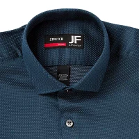 J. Ferrar Ultra Comfort Mens Slim Fit Stretch Fabric Wrinkle Free Long Sleeve Dress Shirt