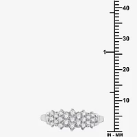 G-H / Si2-I1) / CT. T.W. Lab Grown White Diamond 10K Gold Cluster Band