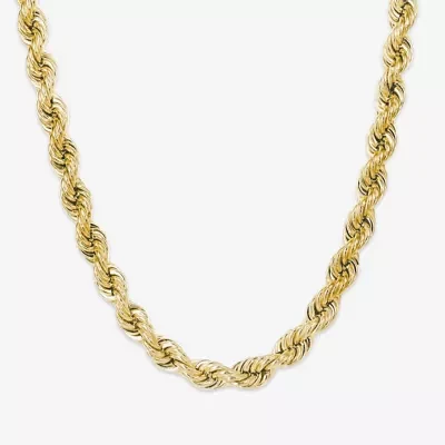 Stainless Steel 24 Inch Solid Rope Chain Necklace