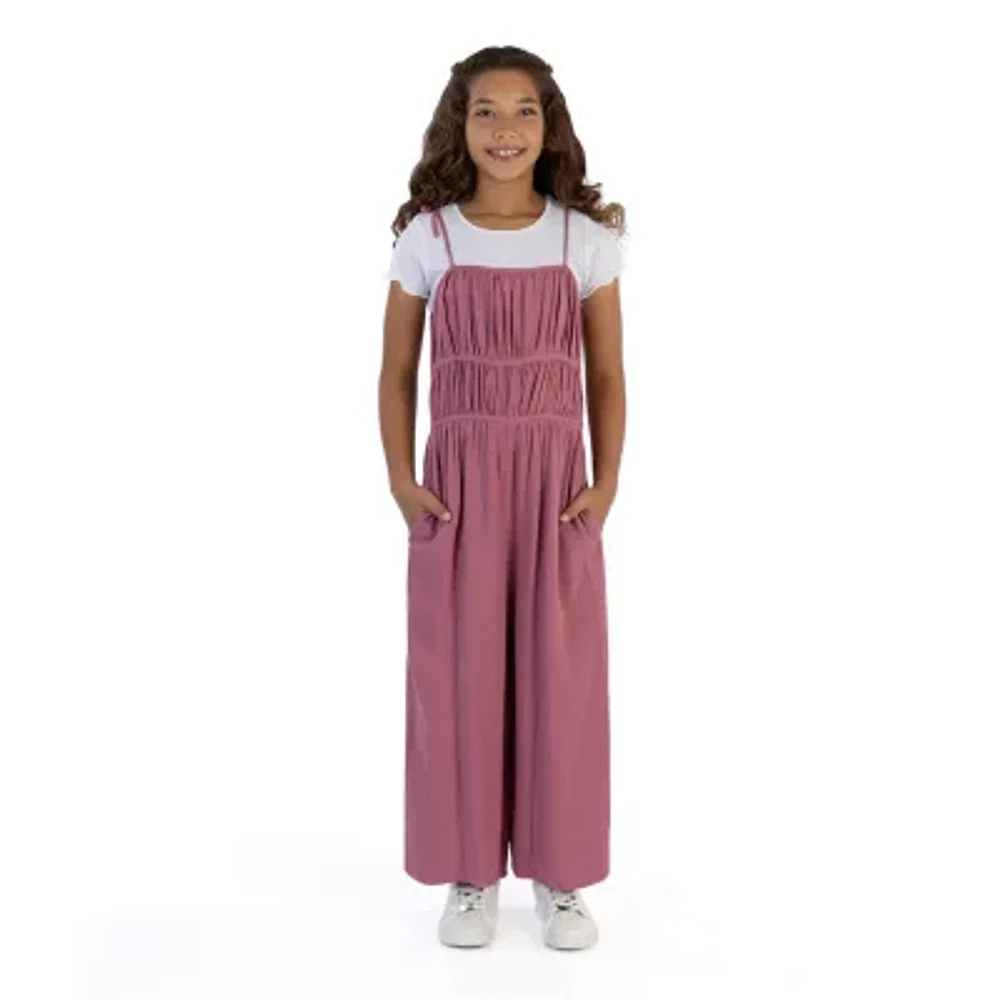 Speechless Big Girls Short Sleeve 2-pc. Jumpsuit