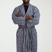 Hanes Mens Long Sleeve Mid Length Robe