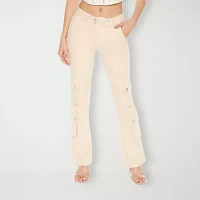 Forever 21 Womens Mid Rise Bootcut Cargo Pant-Juniors