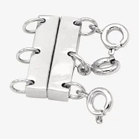 Silver Reflections Pure Silver Over Brass Necklace Clasp