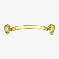Silver Reflections Womens 14K Gold Over Brass Ring Guard