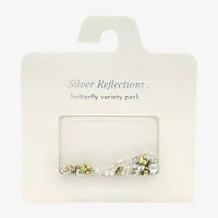 Silver Reflections 14K Gold Over Brass Pure Silver Over Brass Earring Backs