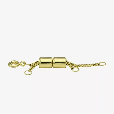 Silver Reflections Womens 14K Gold Over Brass Necklace Extender