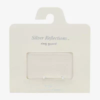 Silver Reflections Womens Pure Silver Over Brass Ring Guard