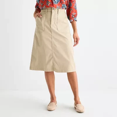 St. John's Bay Womens A-Line Skirt-Tall