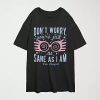 Juniors Harry Potter Luna Lovegood Tee Womens Crew Neck Short Sleeve Harry Potter Graphic T-Shirt