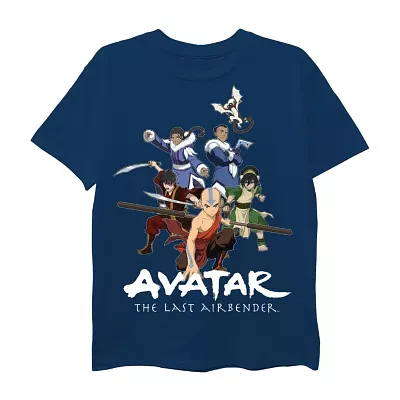 Little & Big Boys Crew Neck Short Sleeve Avatar-The Last Airbender Graphic T-Shirt
