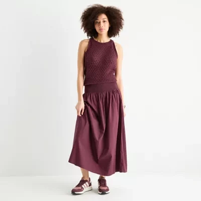 a.n.a Womens Maxi Skirt