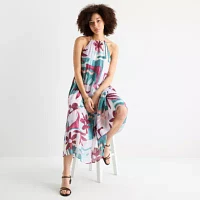 a.n.a Halter Neck Womens Sleeveless Maxi Dress