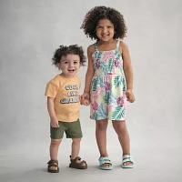 Stepping Stone Infant Boys Double Strap Footbed Sandal