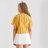 Xersion Little & Big Girls Crew Neck Short Sleeve T-Shirt