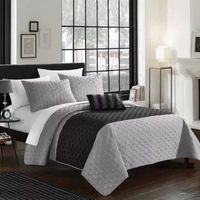 Chic Home Dominic 4-pc. Embroidered Quilt Set