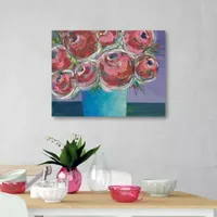 Courtside Market Candy Flowers Canvas Art