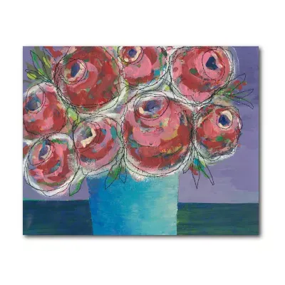 Courtside Market Candy Flowers Canvas Art