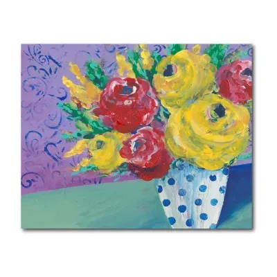 Courtside Market Fearless Floral Canvas Art