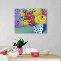 Courtside Market Fearless Floral Canvas Art