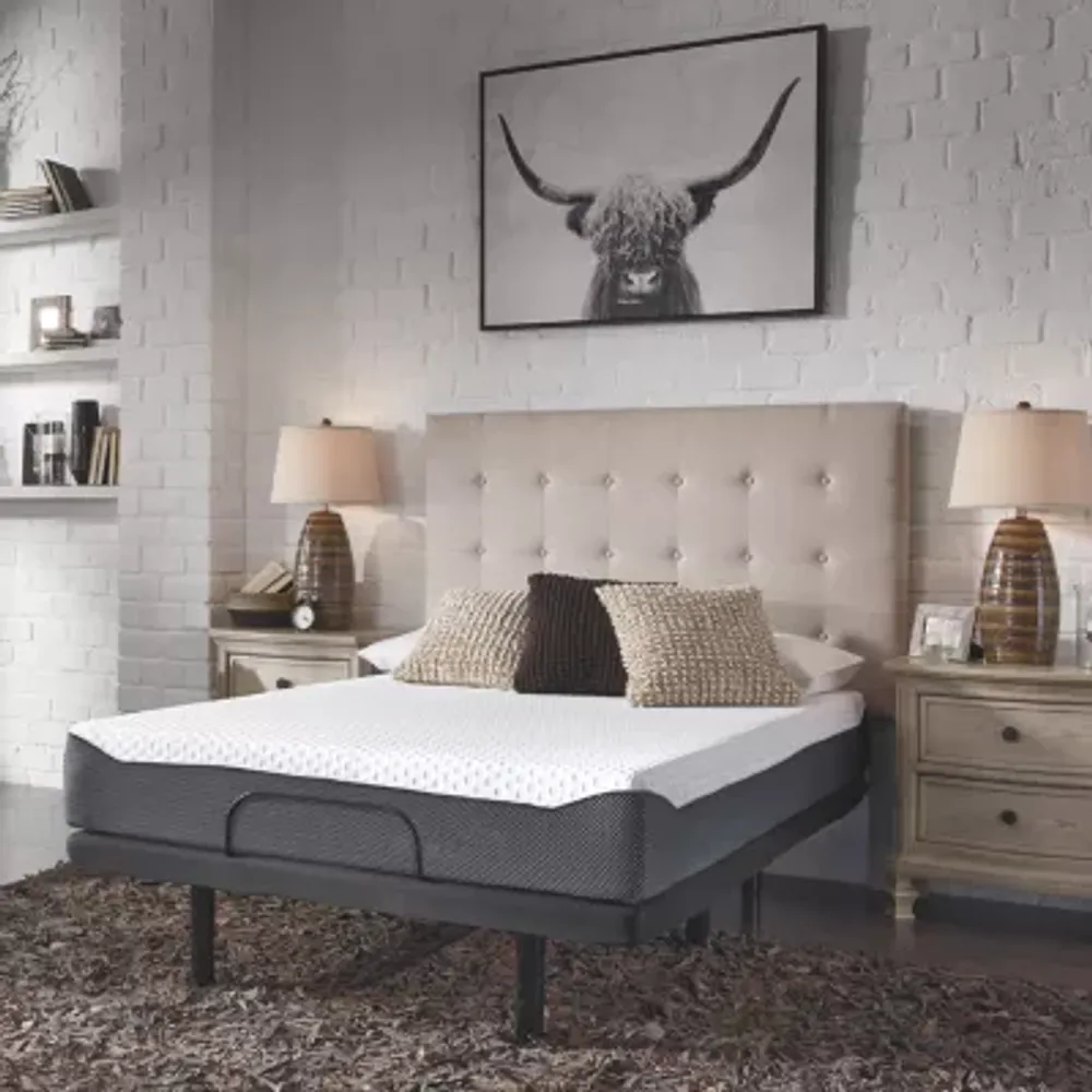 Signature Design by Ashley Chime Elite 10" Firm Memory Foam Mattress a Box