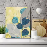 Courtside Market Contemporary Leaves Canvas Art