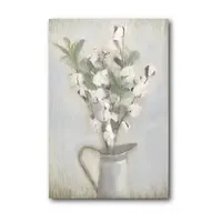 Courtside Market Cotton Bouquet Canvas Art