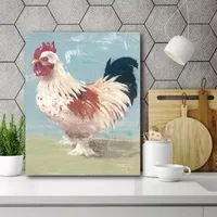 Courtside Market Rooster Canvas Art