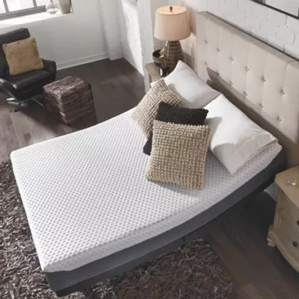 Signature Design by Ashley Chime Elite 10" Firm Memory Foam Mattress a Box