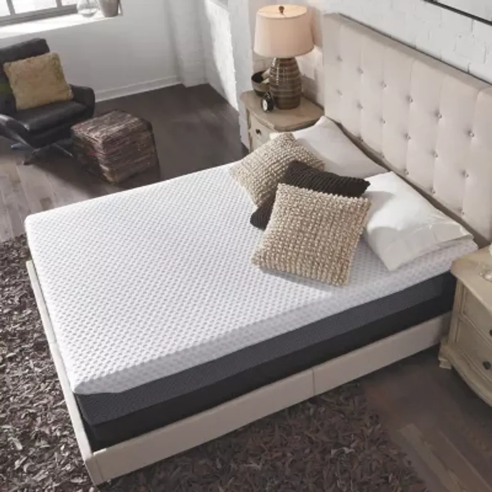 Signature Design by Ashley Chime Elite 10" Firm Memory Foam Mattress a Box