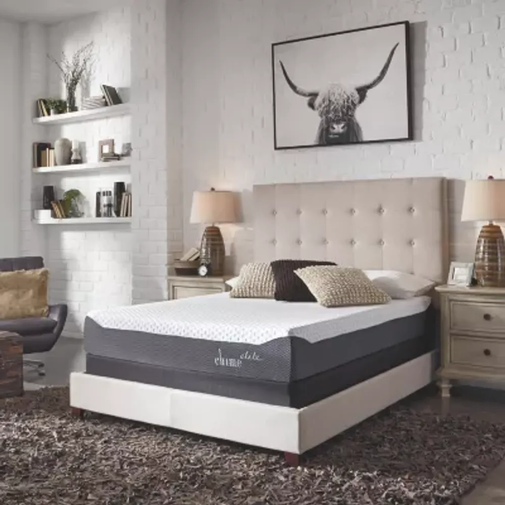 Signature Design by Ashley Chime Elite 10" Firm Memory Foam Mattress a Box